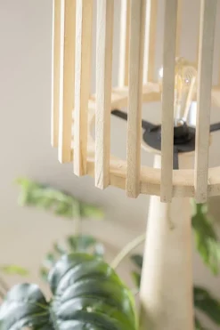 Vloerlamp Guard Mangohout 162cm Hoog - Naturel - Loft24.nl