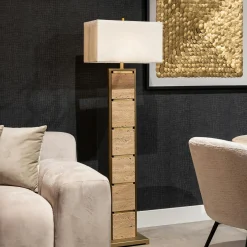 Vloerlamp Meyra Marmer 150cm hoog - Loft24.nl