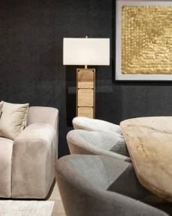 Vloerlamp Meyra Marmer 150cm hoog - Loft24.nl