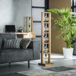 Vloerlamp Modulo Accaciahout - 135cm - Loft24.nl