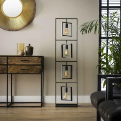 Vloerlamp Turn Square - 4 lampen - Loft24.nl