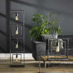 Vloerlamp Turn Square - 4 lampen - Loft24.nl