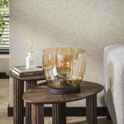 Vloerlamp UP Large - Amber Glas - Loft24.nl