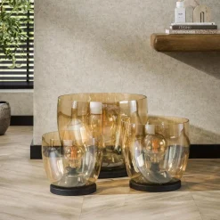 Vloerlamp UP XL - Amber Glas - Loft24.nl