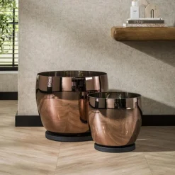 Vloerlamp UP XL - Koper Glas - Loft24.nl