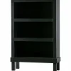 Wandkast Bonk Grenen, 160 x 107cm - Zwart - Loft24.nl