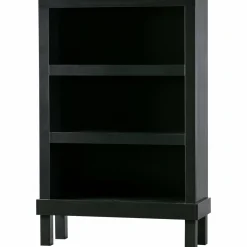 Wandkast Bonk Grenen, 160 x 107cm - Zwart - Loft24.nl