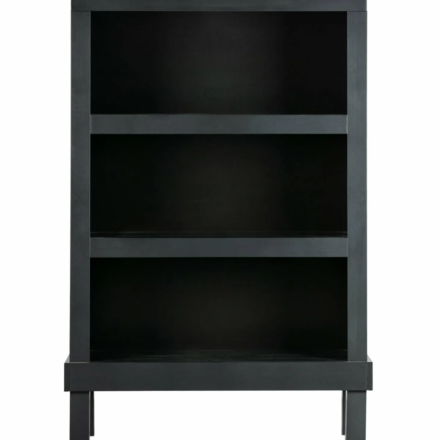 Wandkast Bonk Grenen, 160 x 107cm - Zwart - Loft24.nl