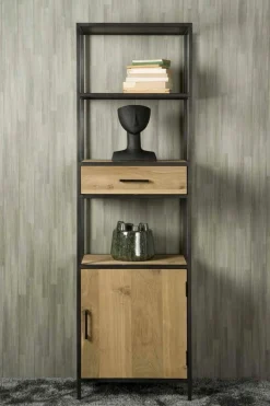 Wandkast Luna Eiken 200 x 60 cm (rechts) - Loft24.nl