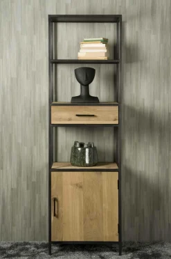 Wandkast Luna Eiken 200 x 60 cm (rechts) - Loft24.nl