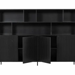 Wandkast New Gravure 150 x 200cm - Zwart - Loft24.nl