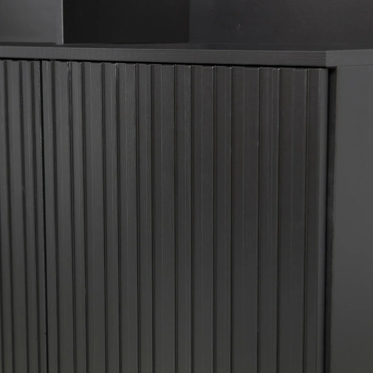 Wandkast New Gravure 150 x 200cm - Zwart - Loft24.nl