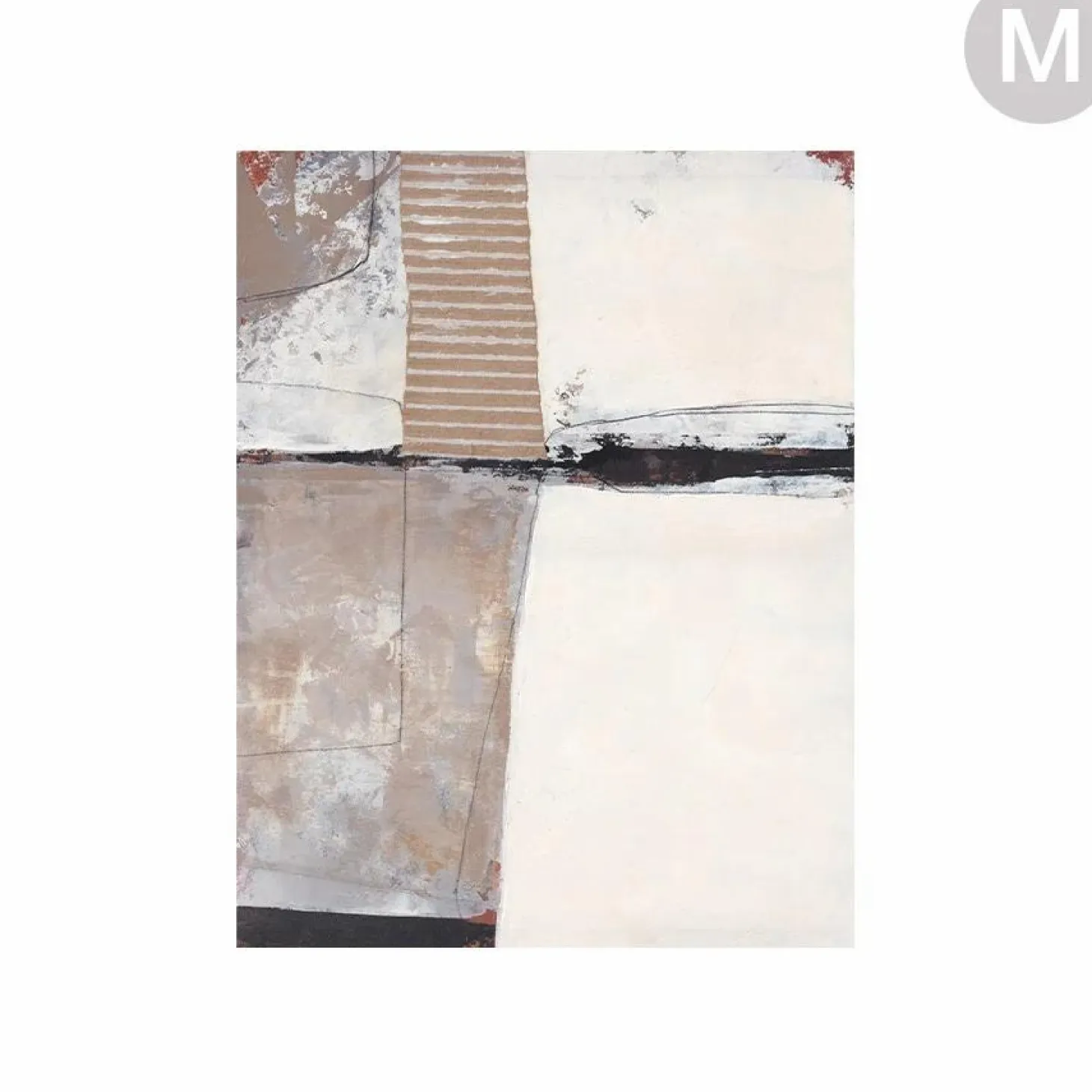 Wandkleed Abstract 5 - zelf samenstellen - Loft24.nl