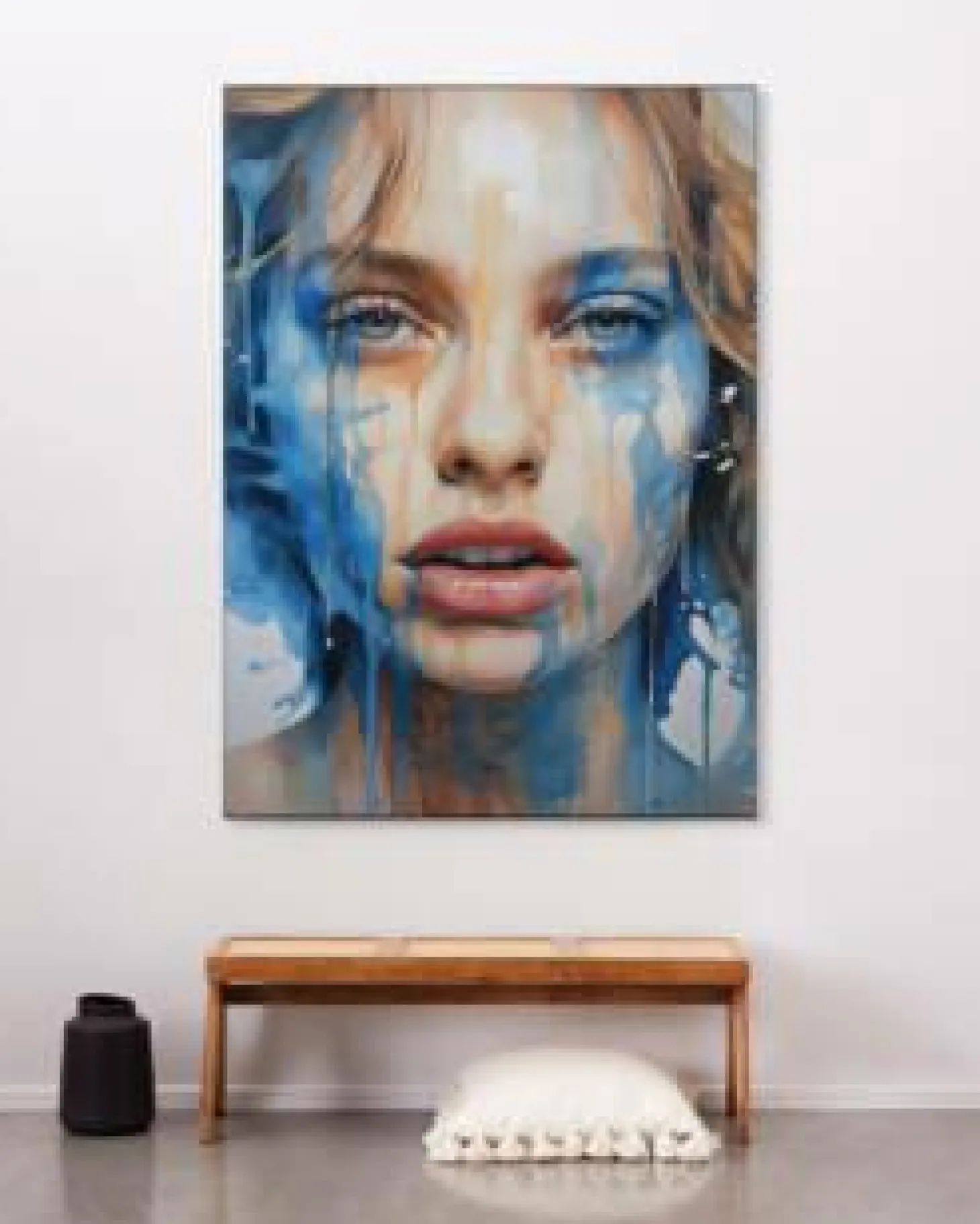 Wandkleed Aqua - zelf samenstellen - Loft24.nl