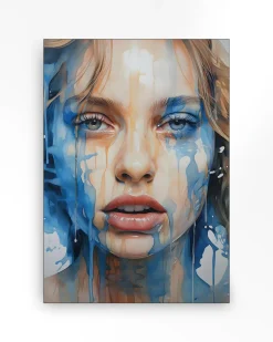 Wandkleed Aqua - zelf samenstellen - Loft24.nl