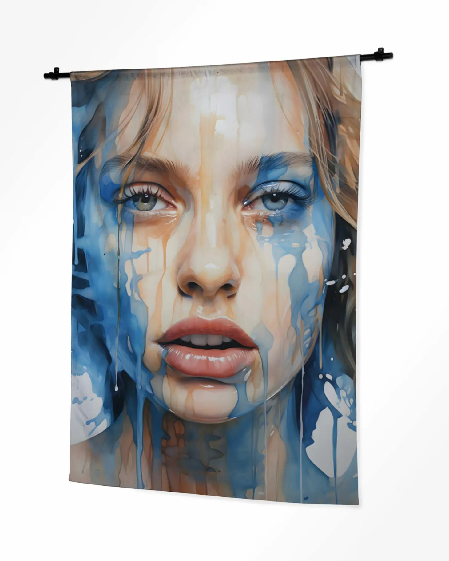 Wandkleed Aqua - zelf samenstellen - Loft24.nl