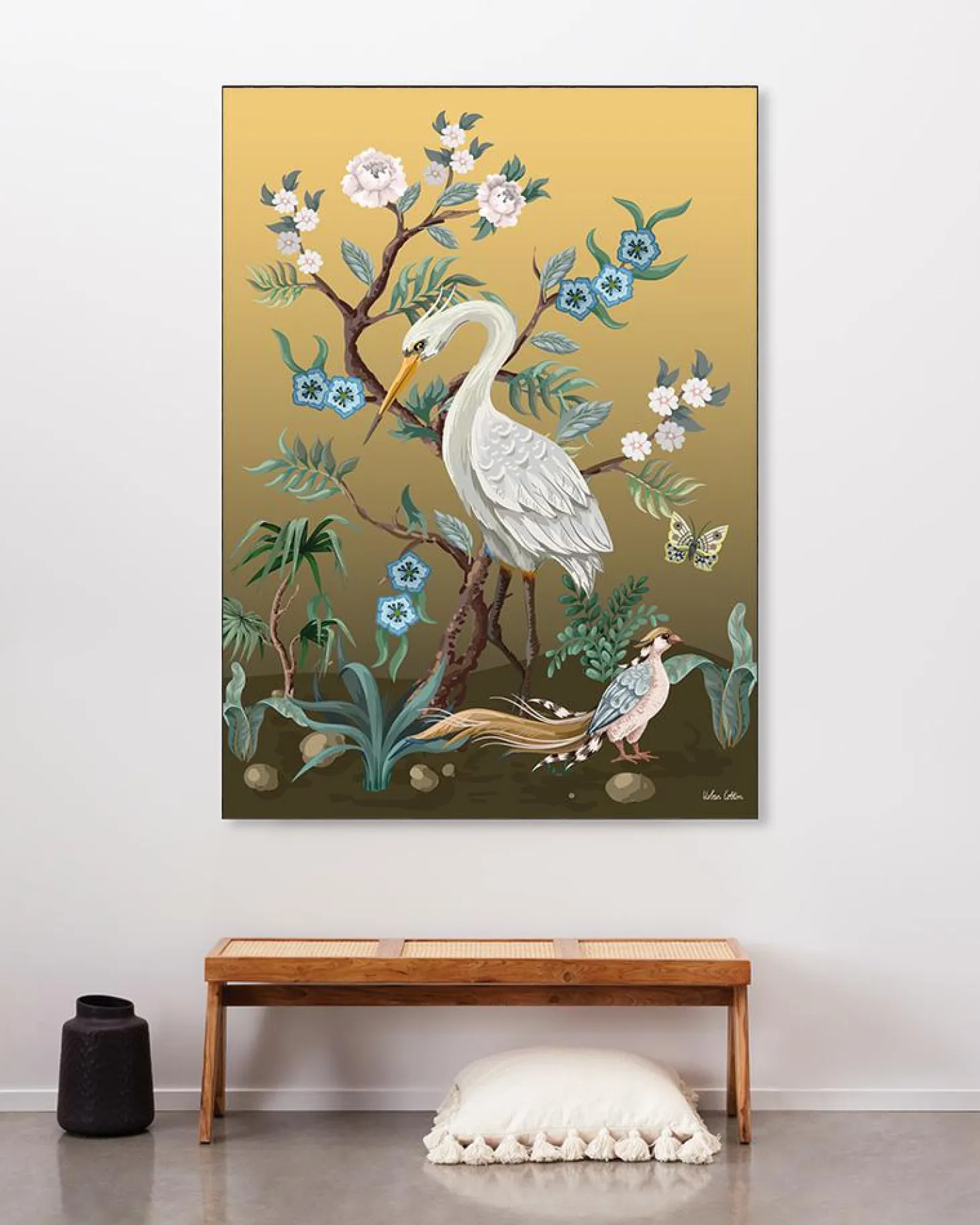 Wandkleed Birds - zelf samenstellen - Loft24.nl