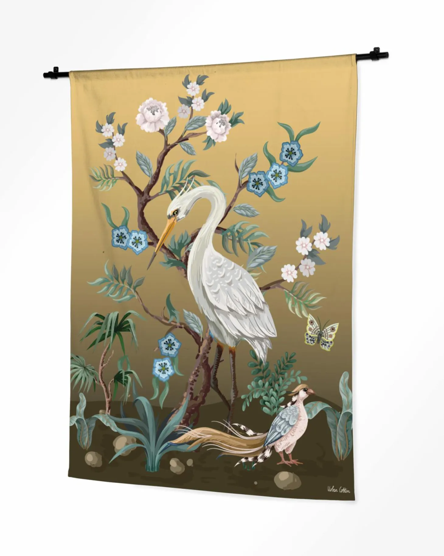 Wandkleed Birds - zelf samenstellen - Loft24.nl