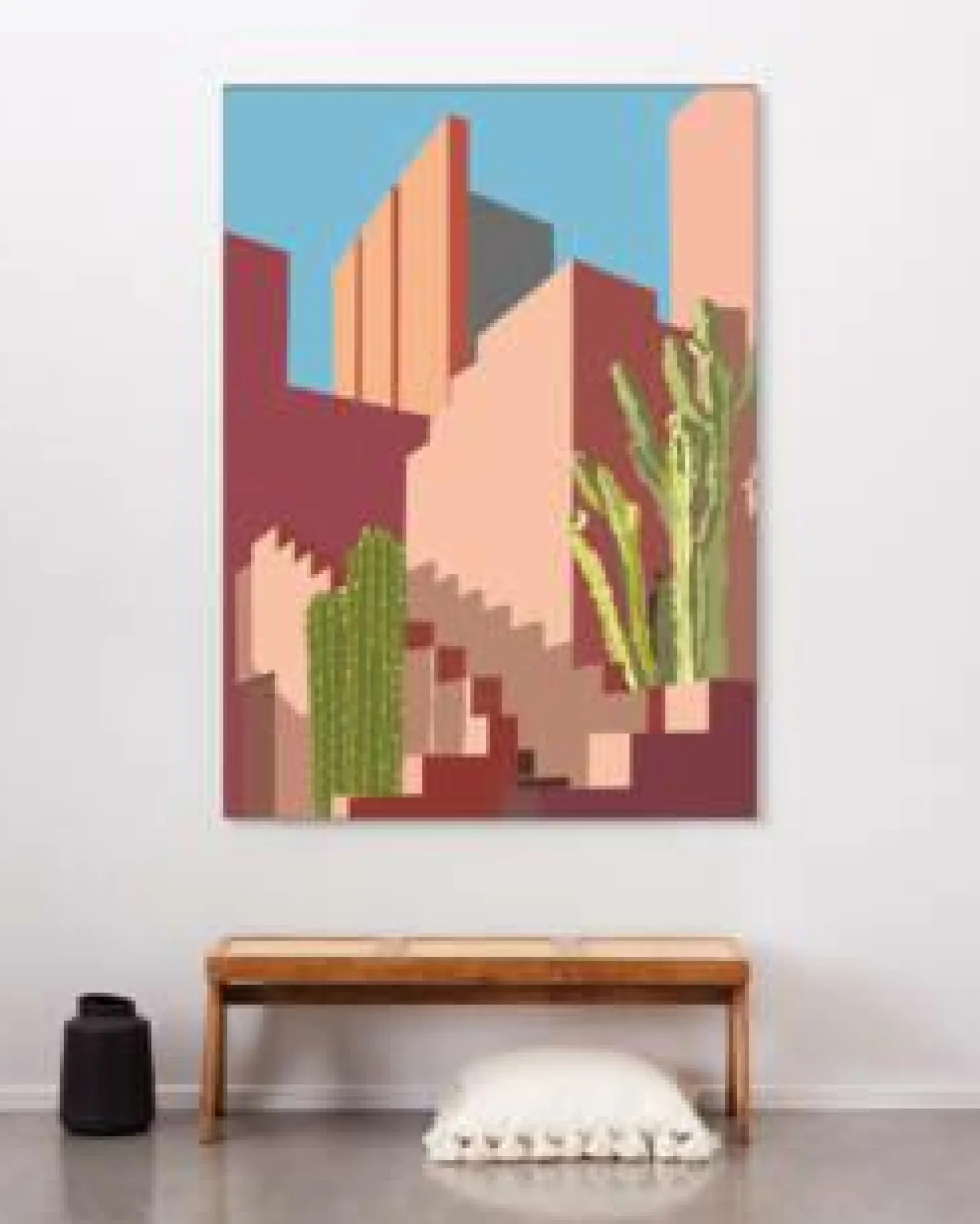 Wandkleed Botanical Stairs - zelf samenstellen - Loft24.nl