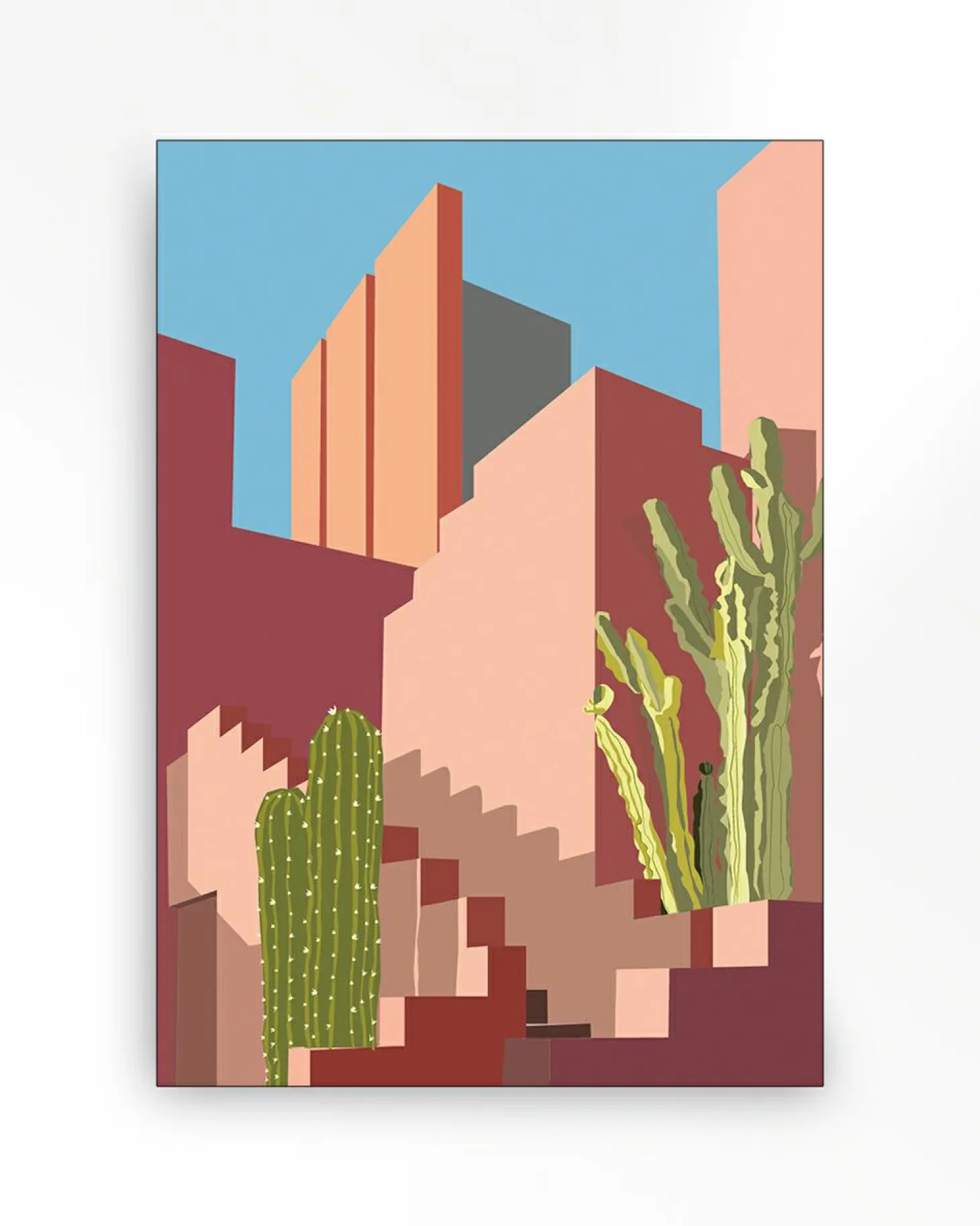 Wandkleed Botanical Stairs - zelf samenstellen - Loft24.nl