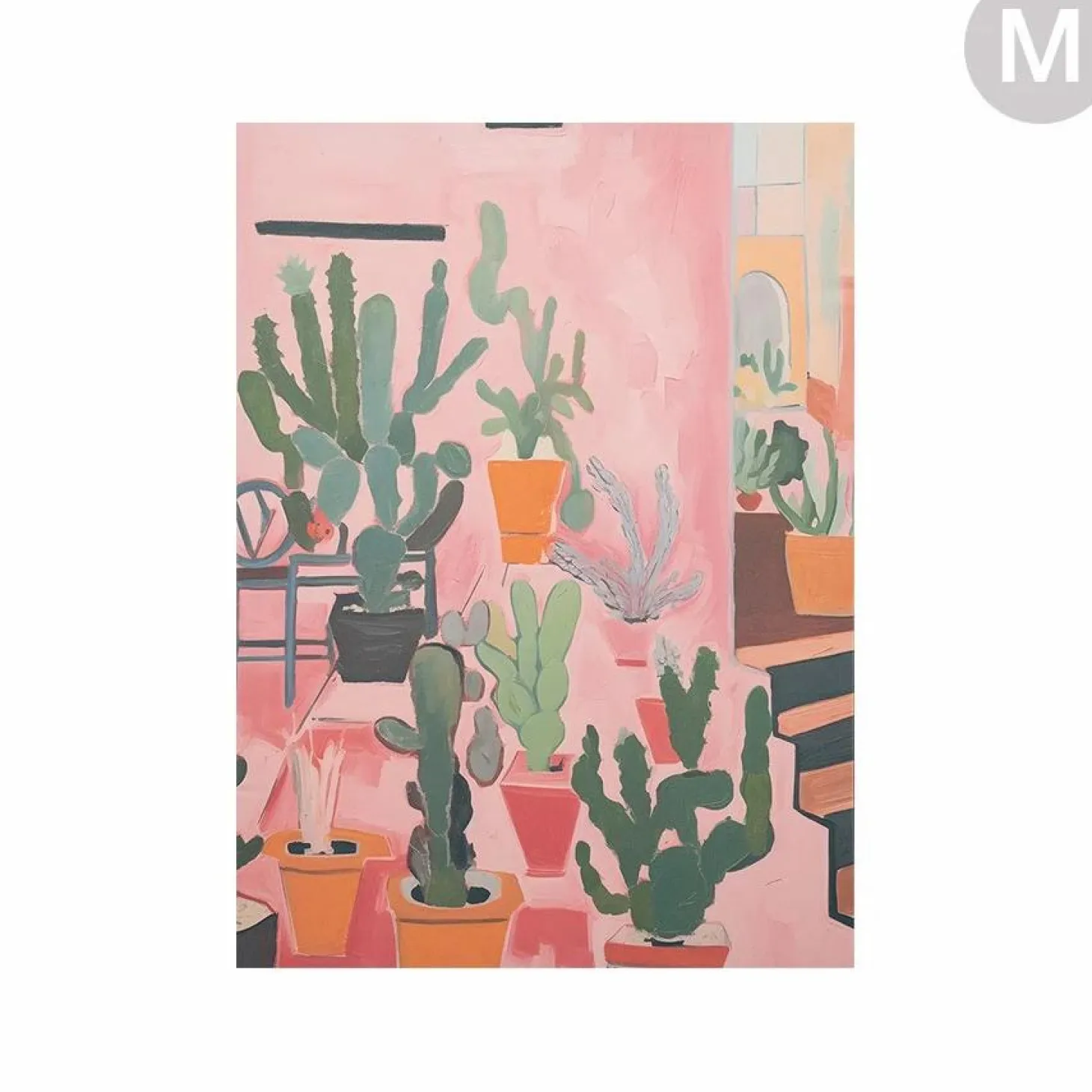 Wandkleed Cactus party - zelf samenstellen - Loft24.nl