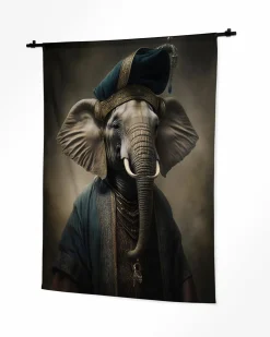Wandkleed Elephant - zelf samenstellen - Loft24.nl