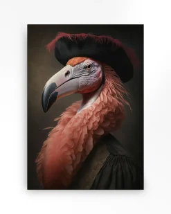 Wandkleed Flamingo - zelf samenstellen - Loft24.nl