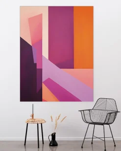 Wandkleed Folded Lines - zelf samenstellen - Loft24.nl