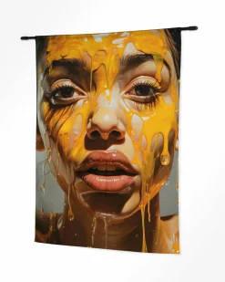 Wandkleed Honey- zelf samenstellen - Loft24.nl