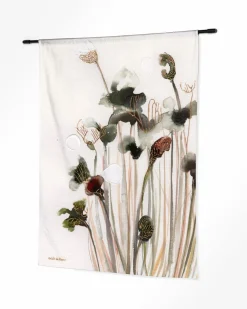 Wandkleed Pastel Flowers 2 - zelf samenstellen - Loft24.nl