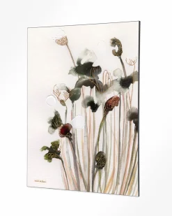 Wandkleed Pastel Flowers 2 - zelf samenstellen - Loft24.nl