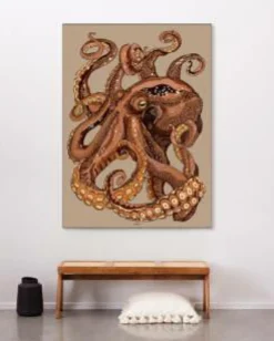 Wandkleed Pulpo - zelf samenstellen - Loft24.nl