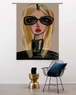 Wandkleed She Knows - zelf samenstellen - Loft24.nl