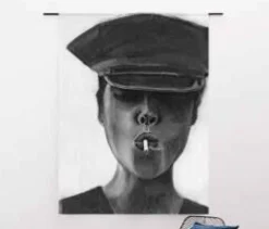 Wandkleed Smokes - zelf samenstellen - Loft24.nl