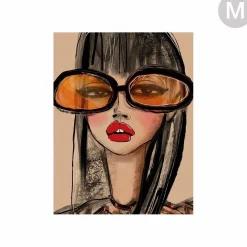 Wandkleed Sunny Orange - zelf samenstellen - Loft24.nl