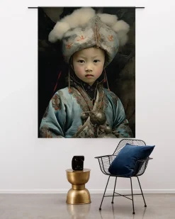 Wandkleed Traditional child 2 - zelf samenstellen - Loft24.nl