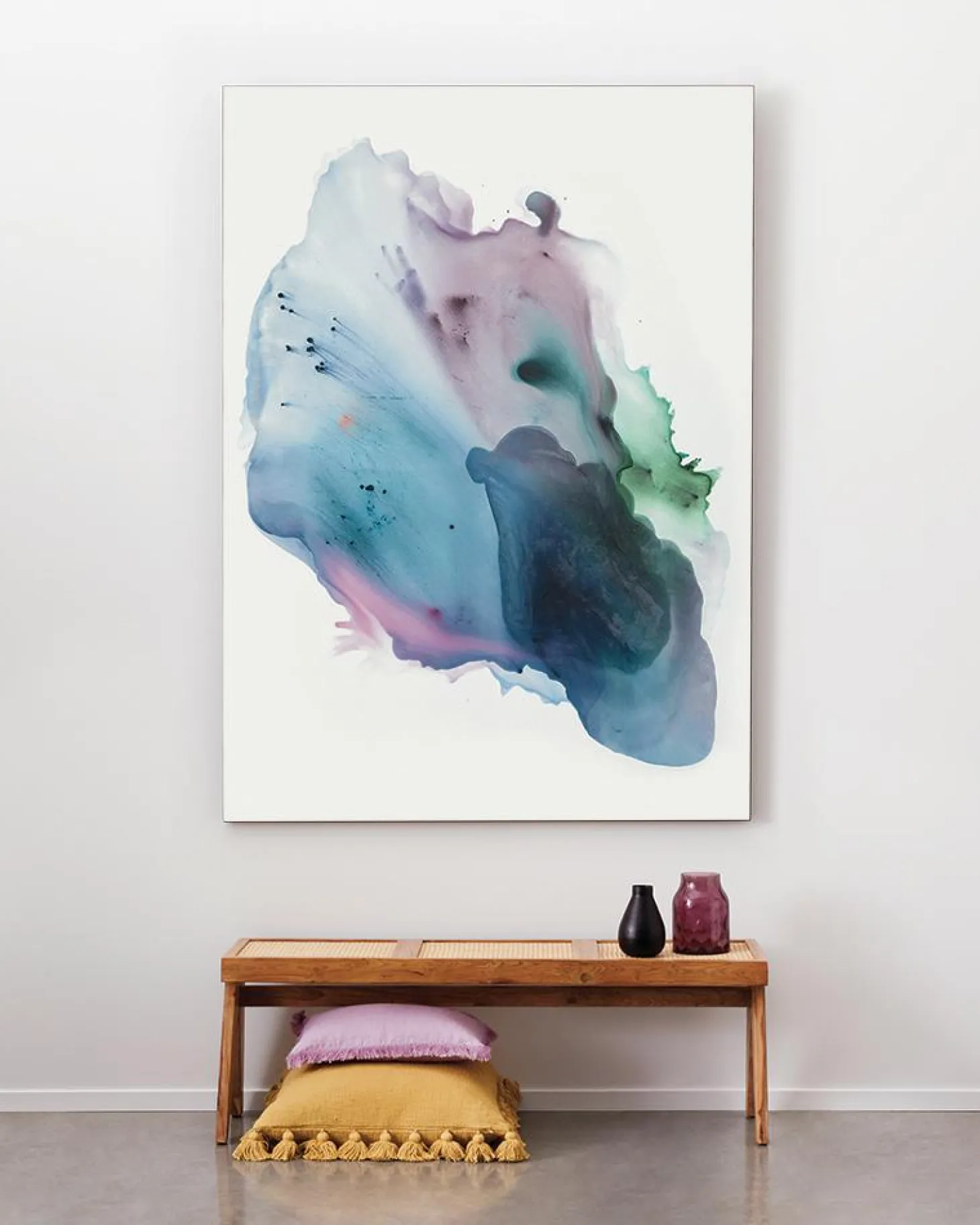 Wandkleed Wild Flower 2 - zelf samenstellen - Loft24.nl