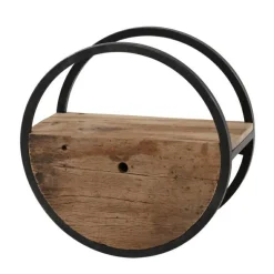 Wandplank Circular Hardhout - Ø50 - Loft24.nl