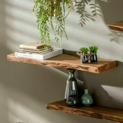 Wandplank Edge Acaciahout - 90cm - Loft24.nl