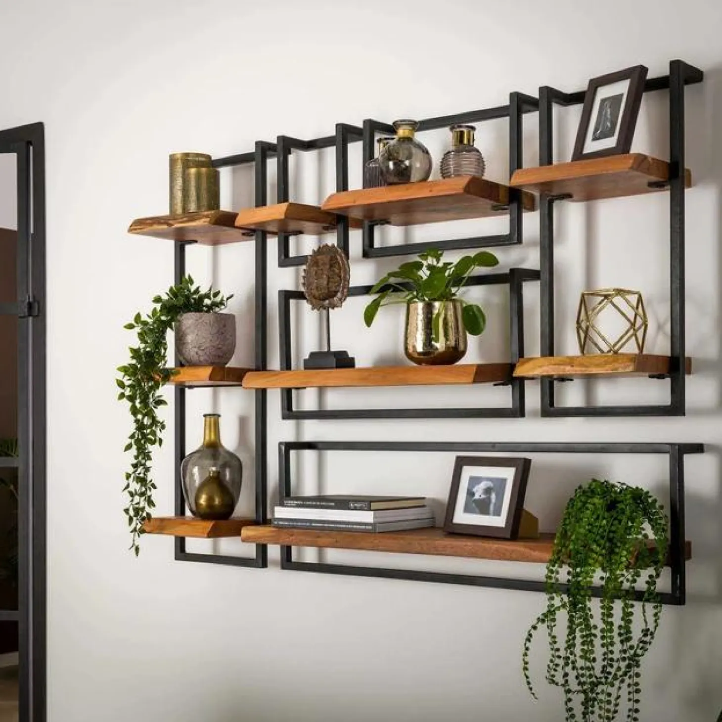 Wandplank Edge Acaciahout - 20cm - Loft24.nl