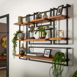 Wandplank Edge Acaciahout - 20cm - Loft24.nl