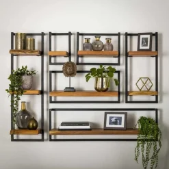 Wandplank Edge Acaciahout - 30cm - Loft24.nl