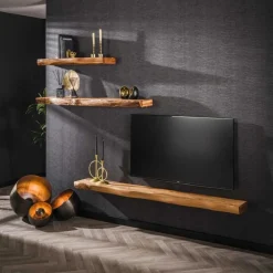 Wandplank/ TV-Meubel Tree Acaciahout - 200cm - Loft24.nl