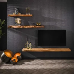 Wandplank/ TV-Meubel Tree Acaciahout - 200cm - Loft24.nl