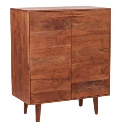 Wijnkast Falcone Acaciahout 110 x 90 cm - Loft24.nl