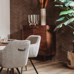 Wijnkast Falcone Acaciahout 110 x 90 cm - Loft24.nl