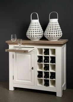 Wijnkast Parma - Wit - Loft24.nl