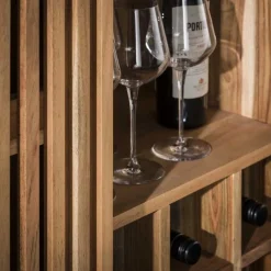 Wijnkast Slide Acaciahout voor 15 flessen - Loft24.nl