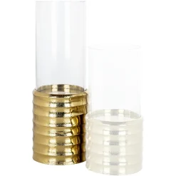 Windlicht Bodil groot (Gold) - Loft24.nl