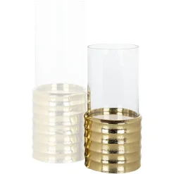 Windlicht Bodil klein (Gold) - Loft24.nl